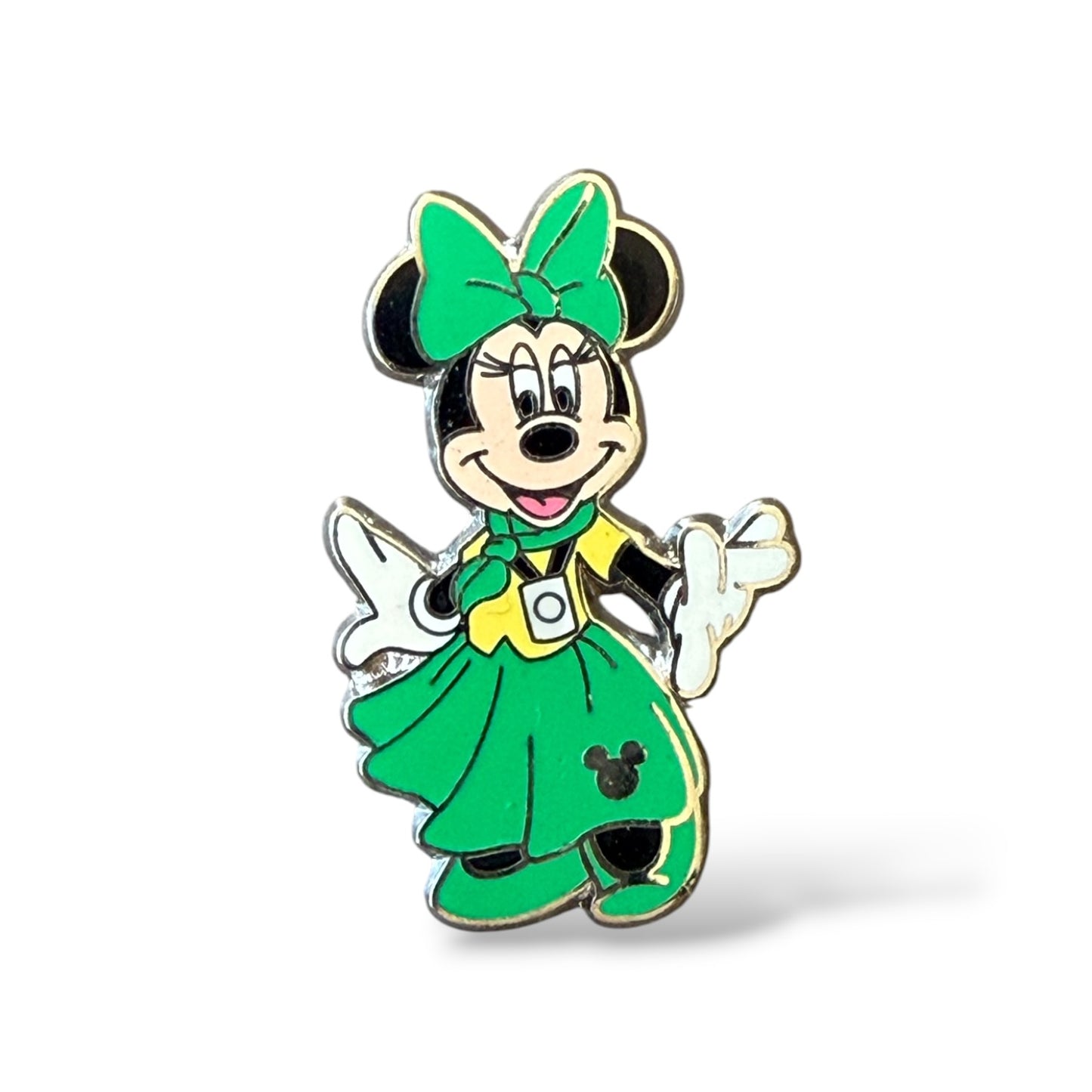 Cast Lanyard Pin Traders Statues Minnie Mouse Hidden Mickey Pin