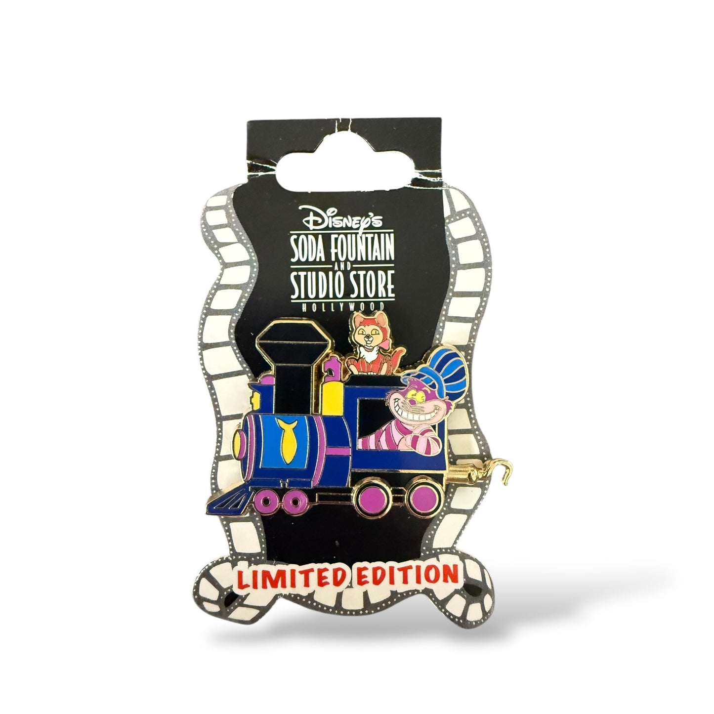 DSSH Cat Train Cheshire and Dinah Engine Pin
