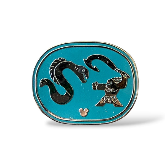 Cast Lanyard Maui Tattoo Sea Monster Hidden Mickey Pin