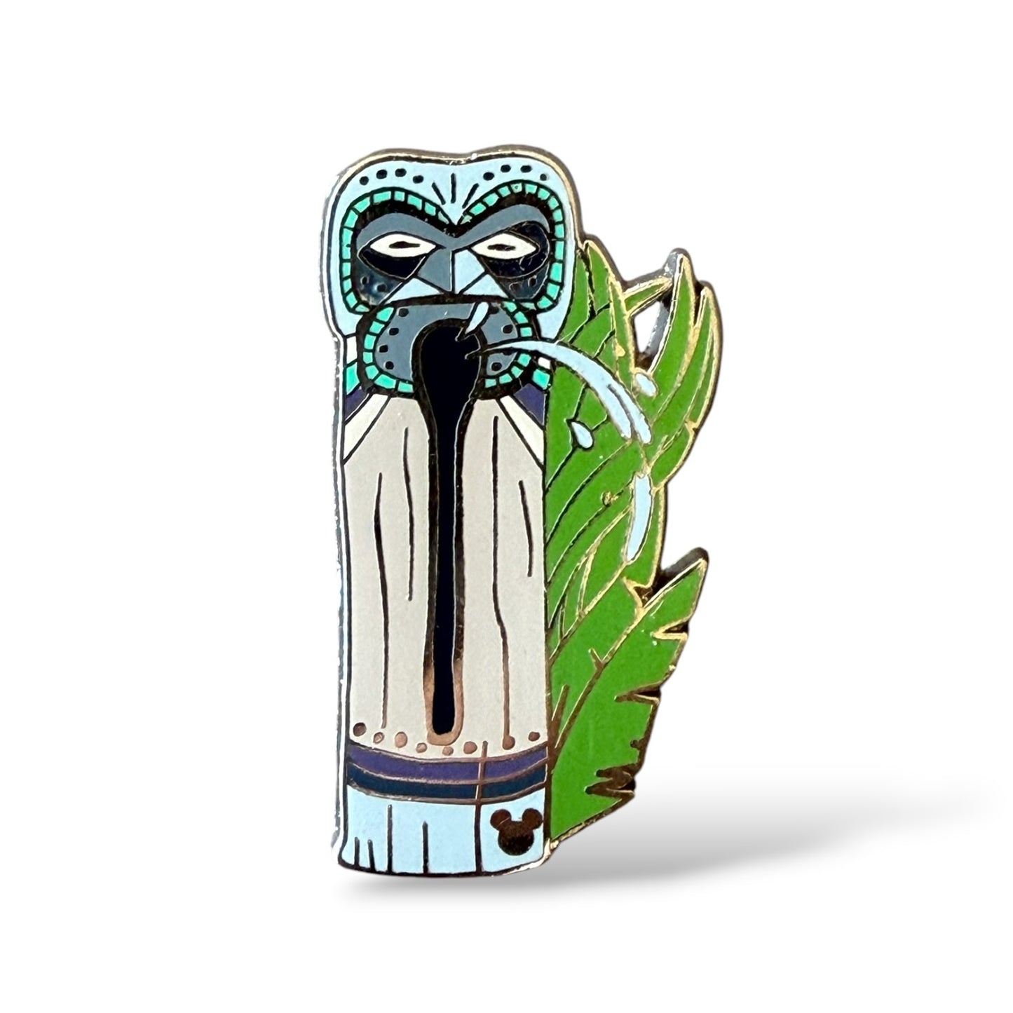 Cast Lanyard Tiki God Statues Tiki D Hidden Mickey Pin