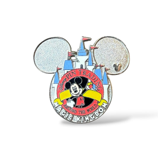Cast Lanyard Pin Trading Logo 2007 Magic Kingdom Hidden Mickey Pin