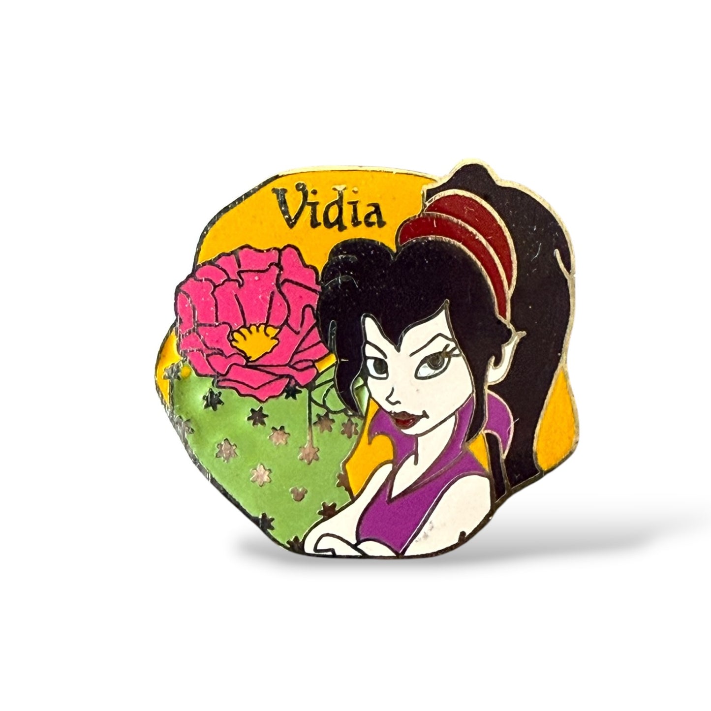 Cast Lanyard Fairies Vidia Hidden Mickey Pin