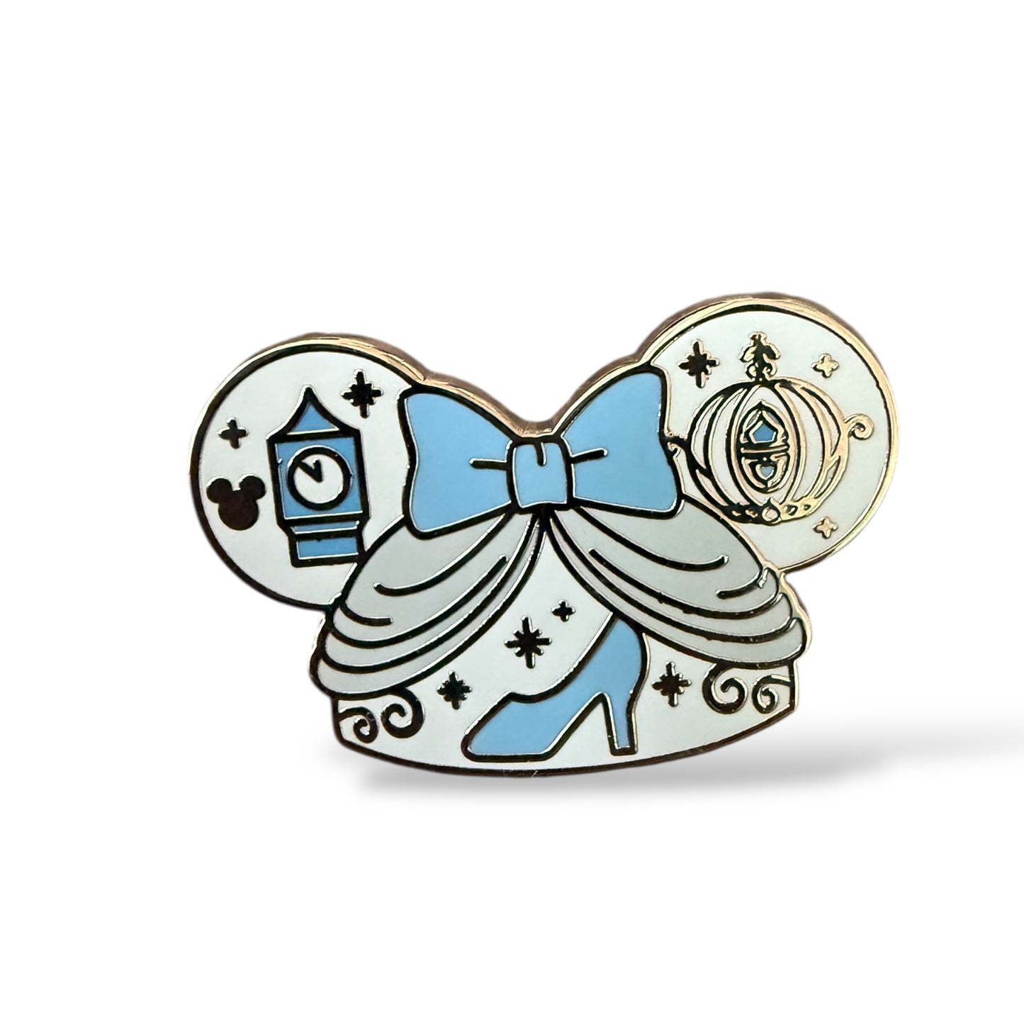Cast Lanyard Ear Hats Cinderella Hidden Mickey Pin