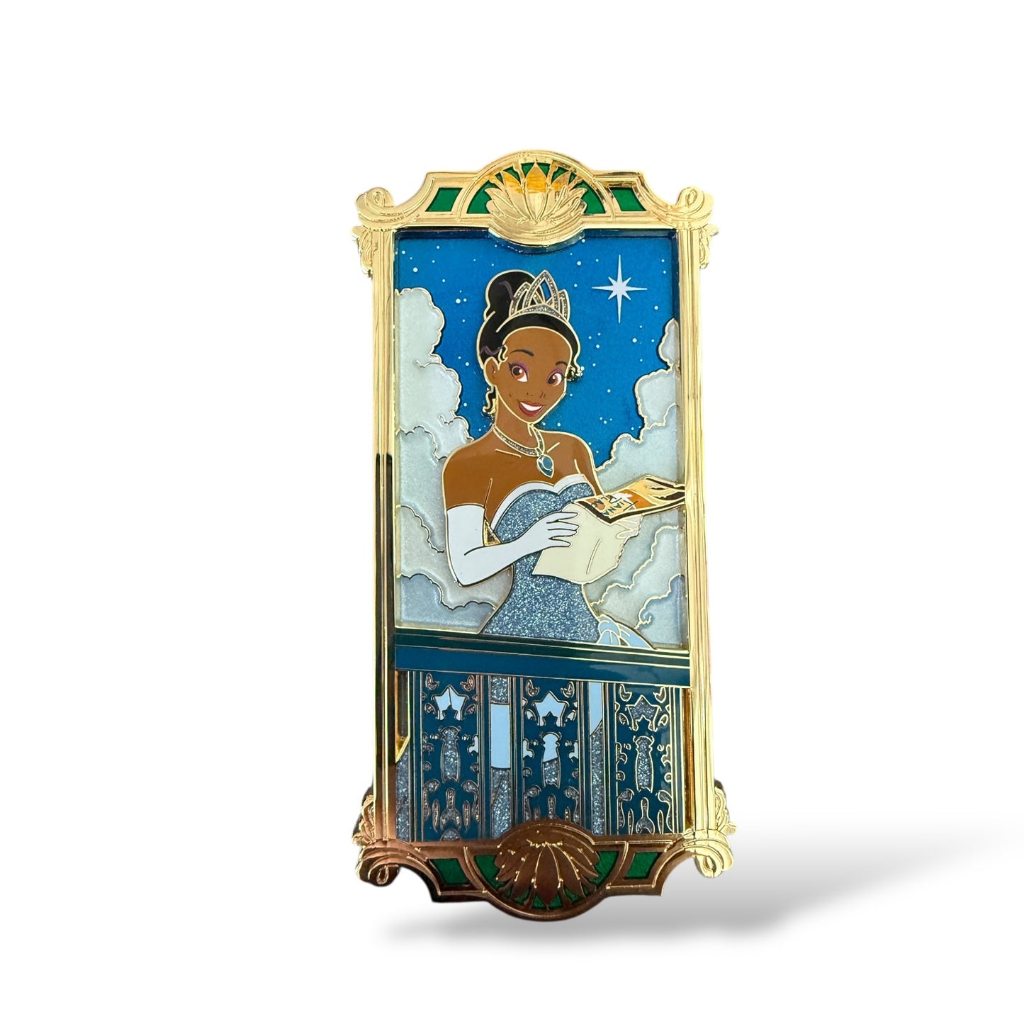 WDI Princess and the Frog 15th Anniversary Tiana Jumbo Pin