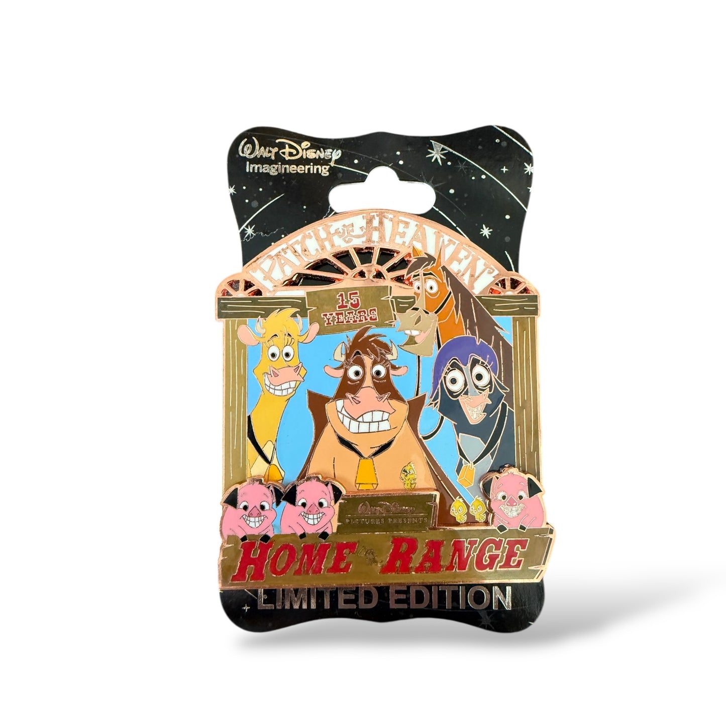 WDI Home on the Range 15th Anniversary Jumbo Pin