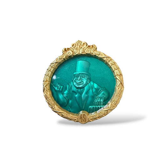 DLR Haunted Mansion 45th Anniversary Hitchhiking Ghosts Suitcase Phineas Pin