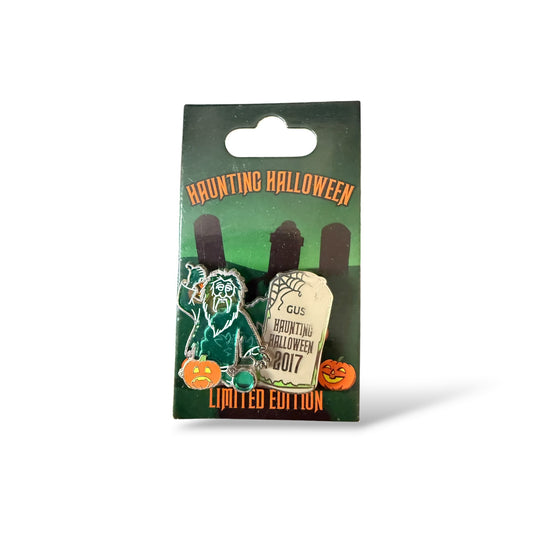 DLR Haunting Halloween 2017 Hitchhiking Ghost Tombstone Gus Pin