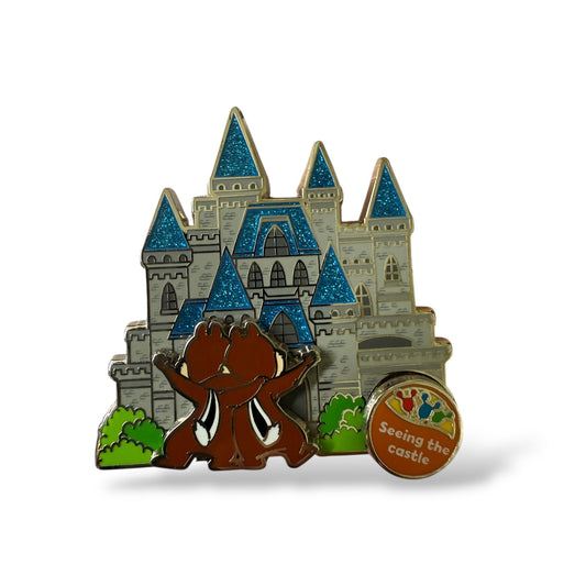 WDW Magic Hap-Pins Magical Experience Seeing the Castle Chip n' Dale Pin