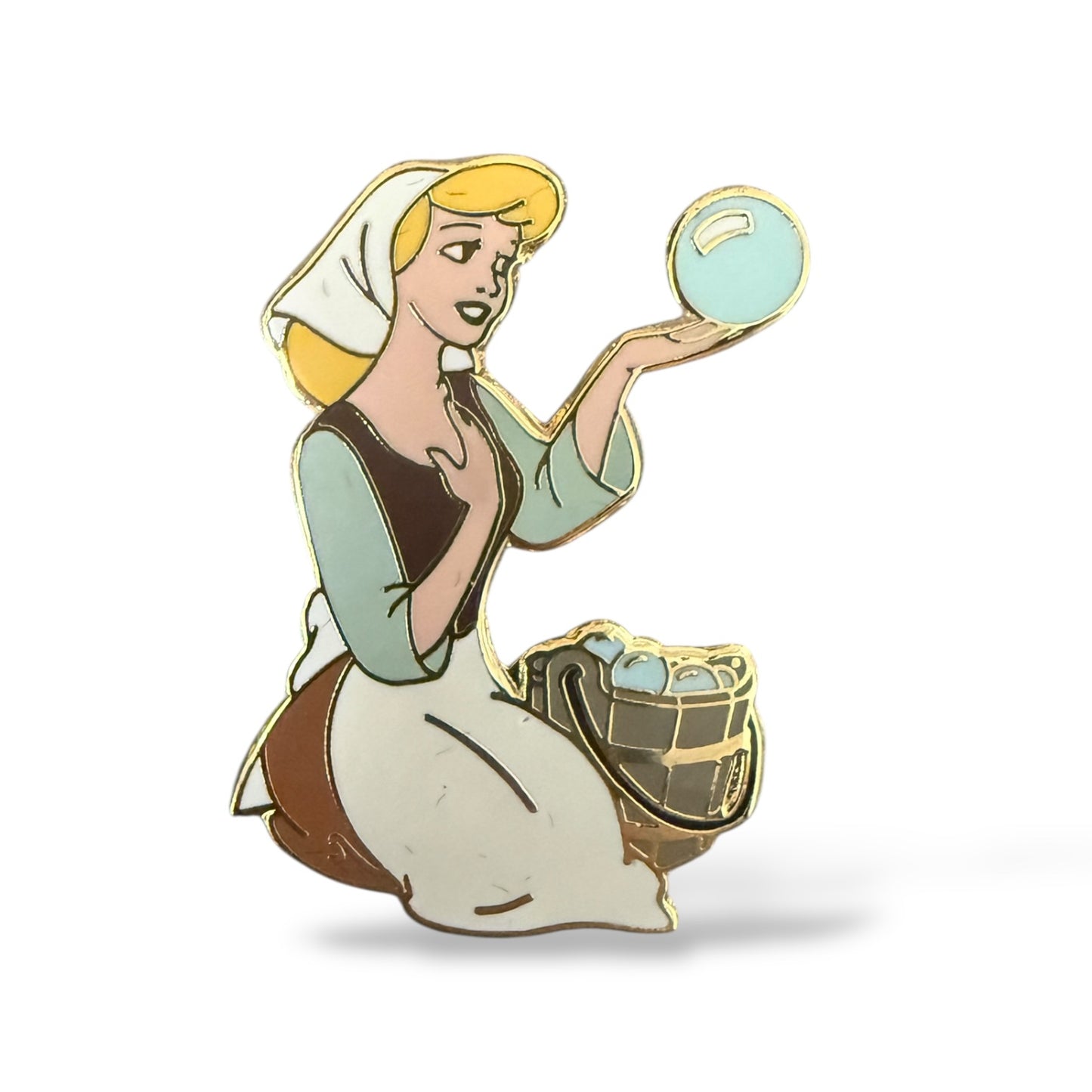 Disney Parks Walt Disney Classic Collection Cinderella 50th Anniversary Cleaning Cinderella Pin