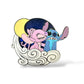 DLRP Moon Monthly Stitch and Angel Jumbo Pin