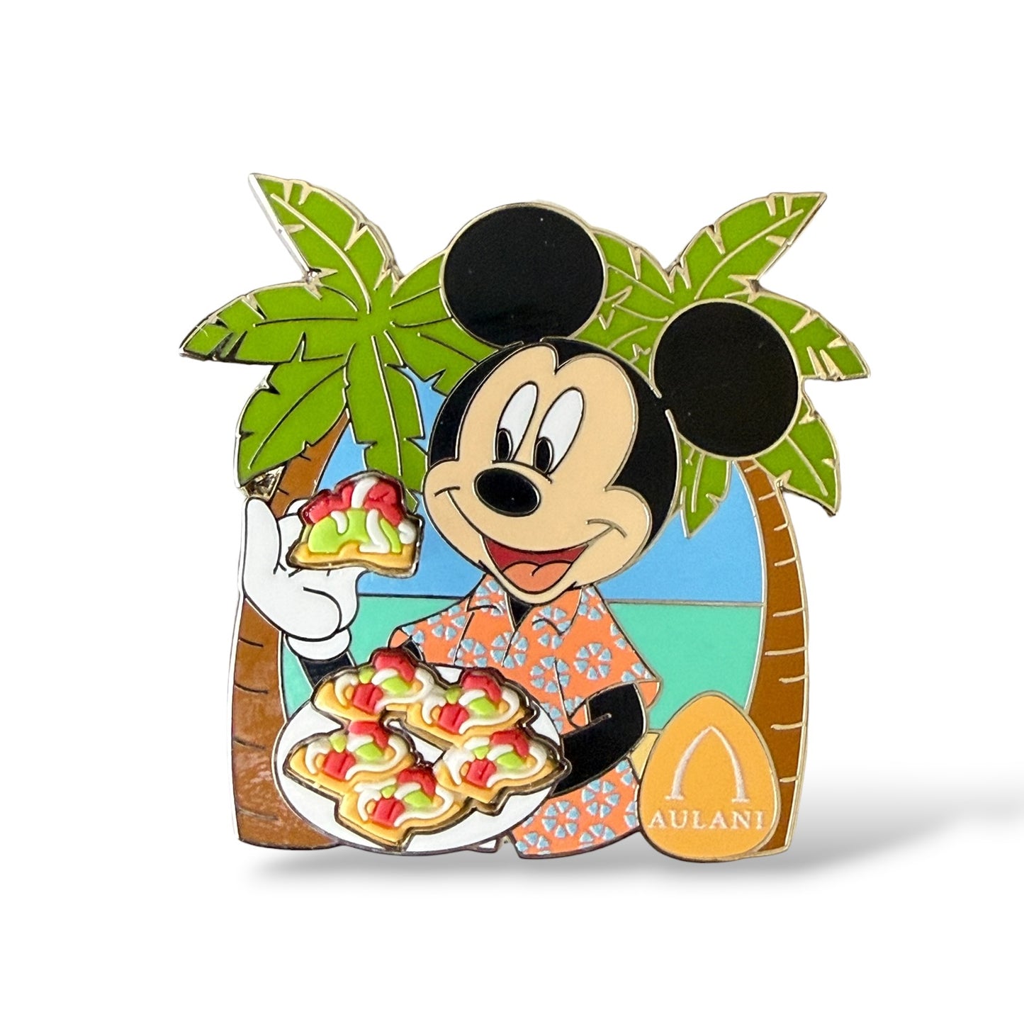 Disney Parks Aulani Mickey Eating Sushi Pin