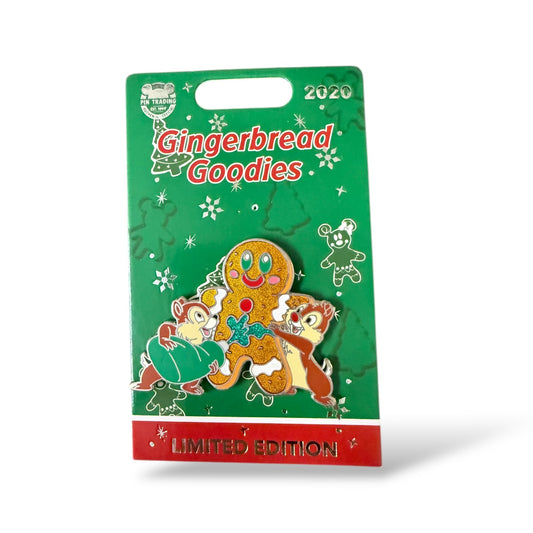 Disney Parks Gingerbread Goodies Chip n' Dale Pin