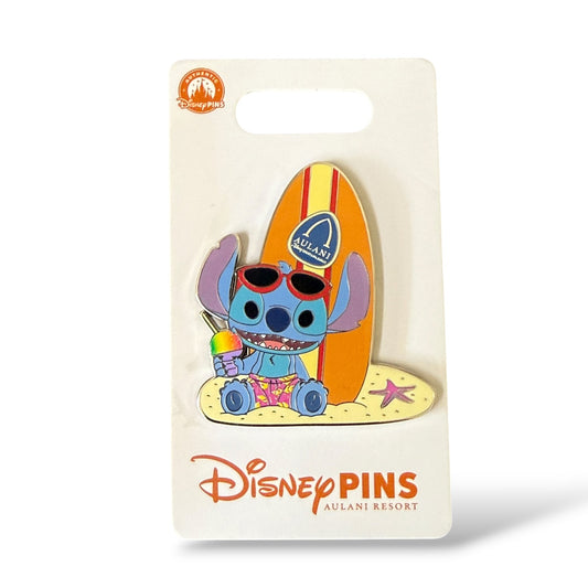 Disney Parks Aulani Stitch with Shave Ice and Surfboard Pin