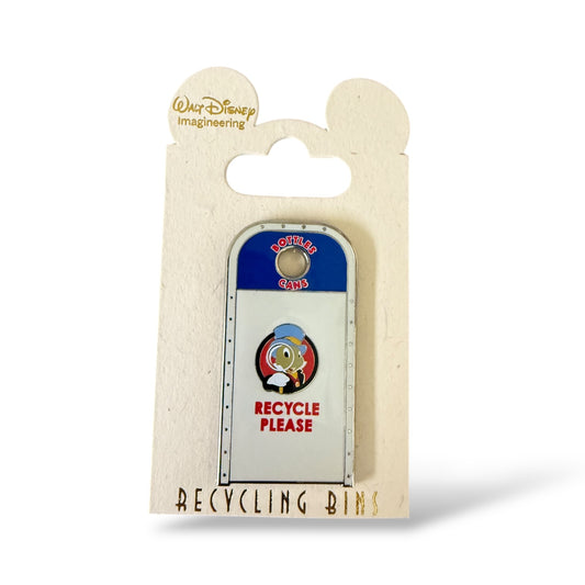 WDI Recycling Bins ToonTown White Pin