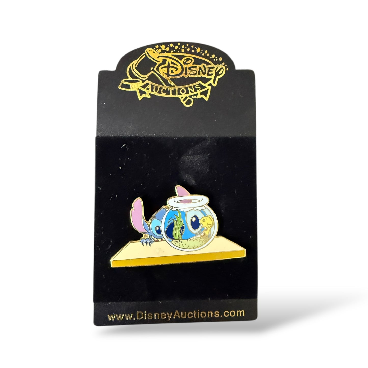 Disney Auctions Stitch and Fishbowl Pin