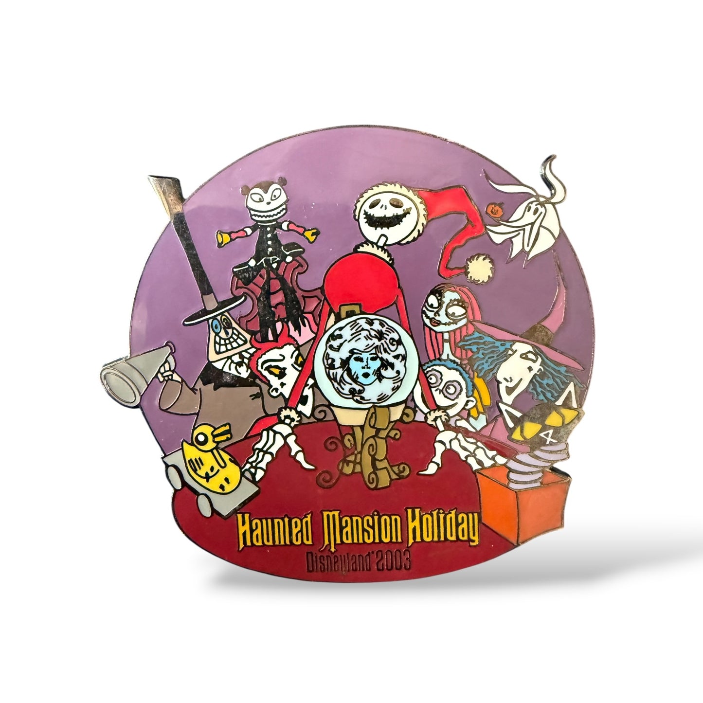 DLR Haunted Mansion Holiday 2003 Logo Pin