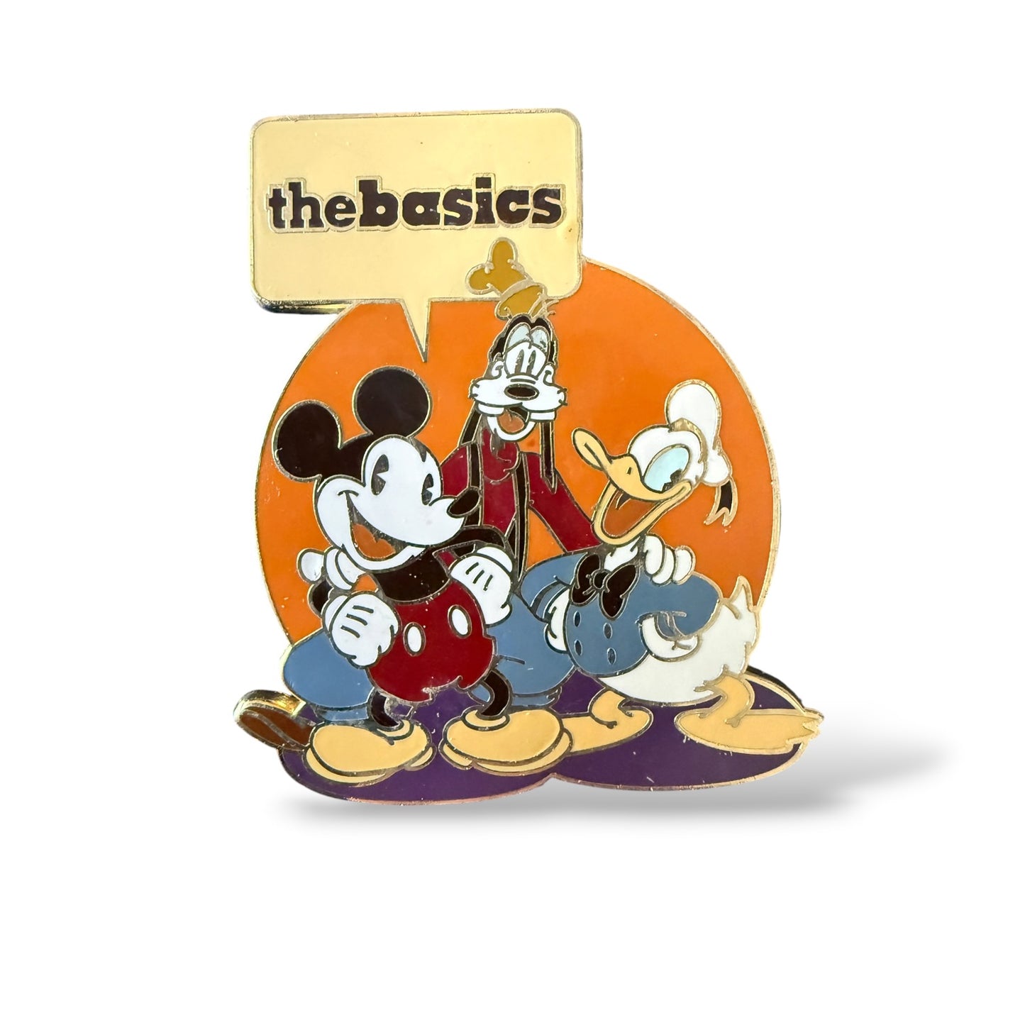DEC Mickey, Goofy, Donald The Basics Cast Award Pin