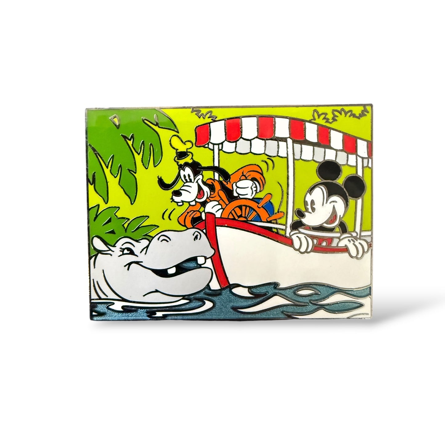 Disney Parks Jungle Cruise Goofy and Mickey Pin