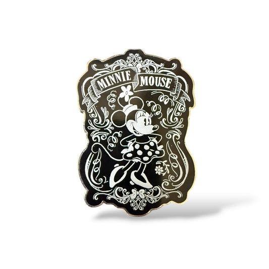 Disney Parks Chalk Sketch Minnie Pin