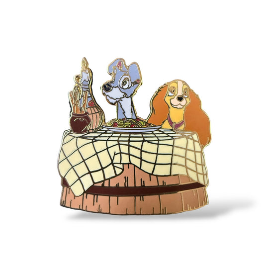 WDW Lady and the Tramp Spaghetti Dinner Pin