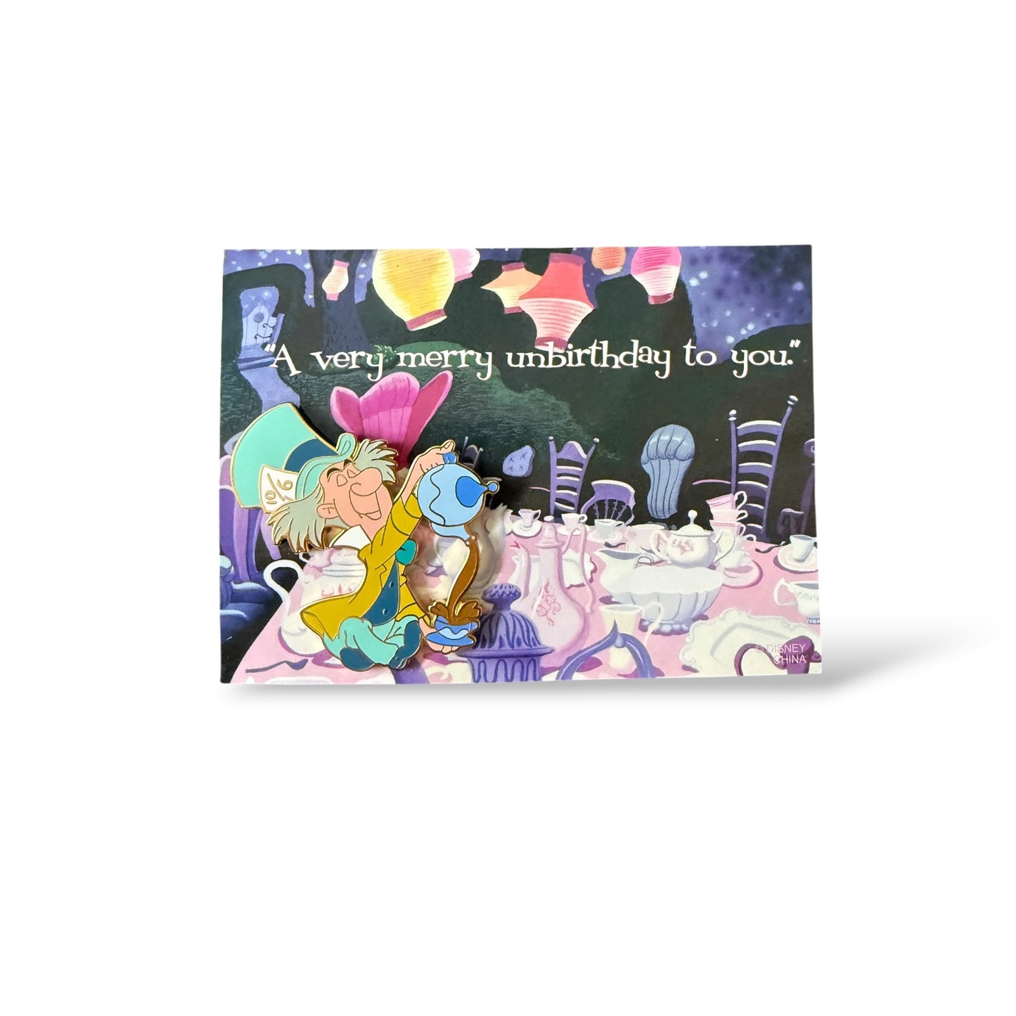 DLR Annual Passholder 2008 Dining Pin Mad Hatter Pin