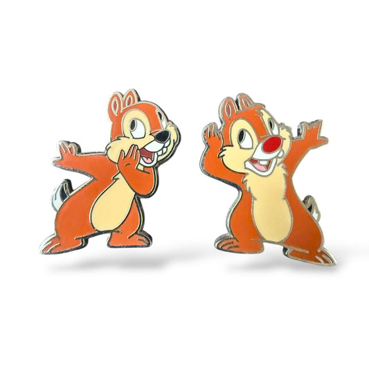 Disney Parks Chip Whispering to Dale Listening Pin