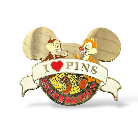 Disney Shopping I Love Pins Celebration Chip n' Dale Pin