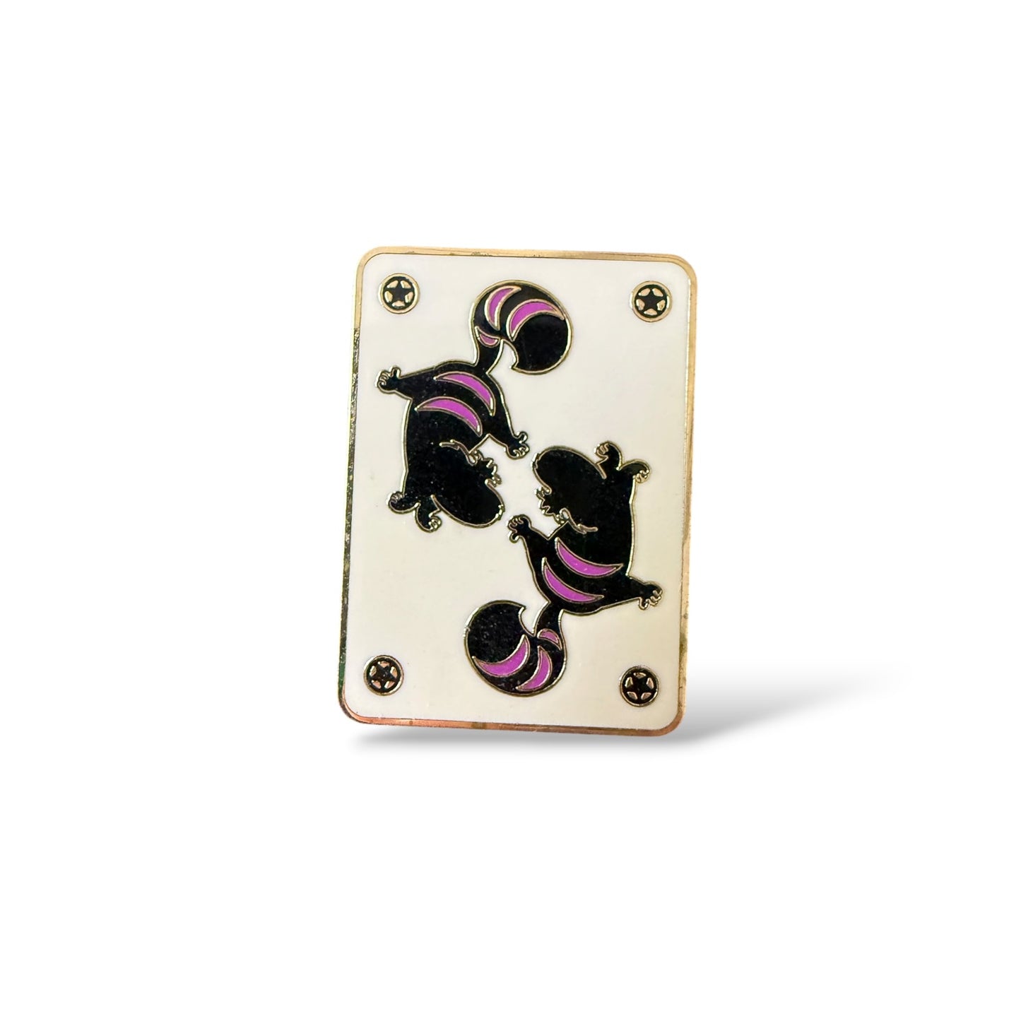 Loungefly Alice in Wonderland Playing Cards Mystery Cheshire Cat Pin