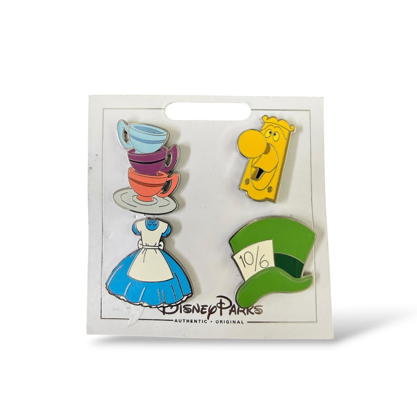 Disney Parks Alice in Wonderland Icons Pin Set