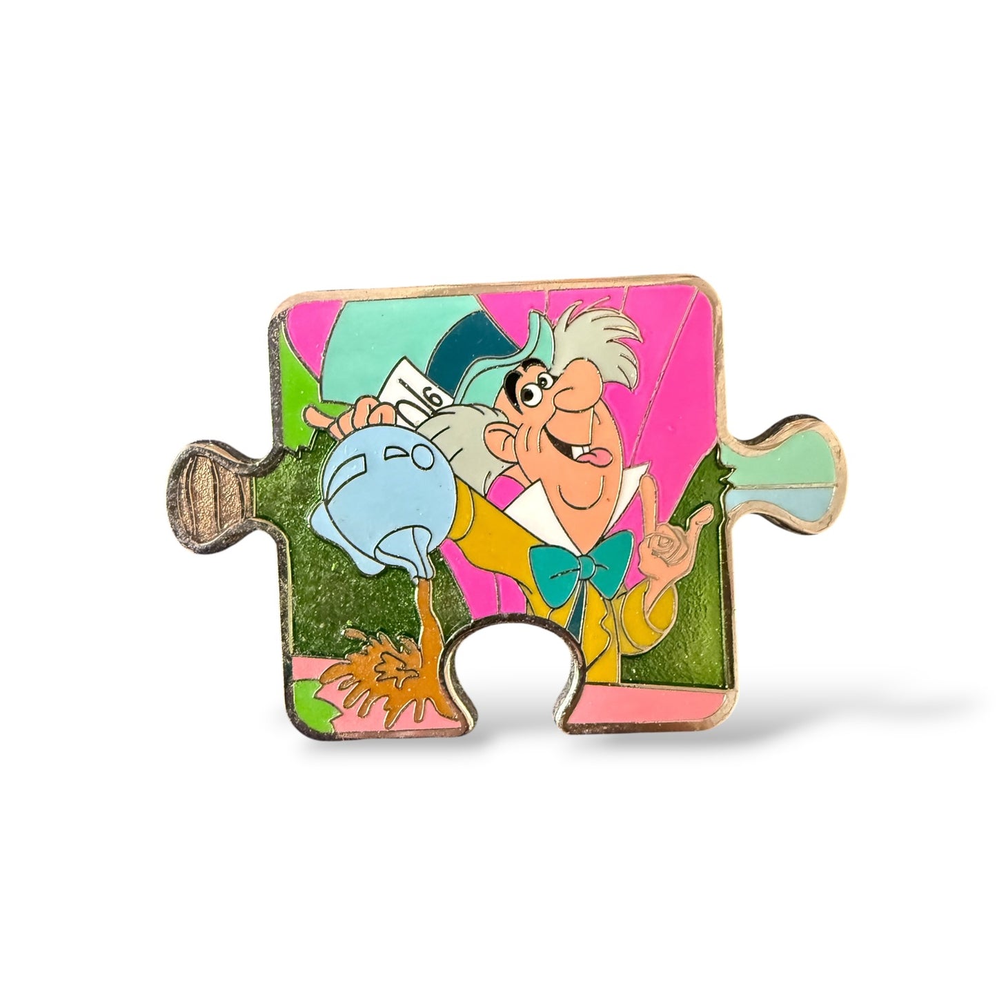 Disney Parks Alice in Wonderland Character Connection Mystery Mad Hatter Pin