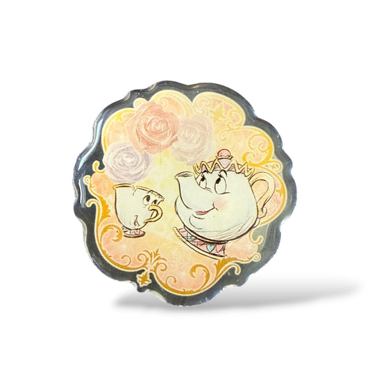 JDS Skater Beauty and The Beast Mystery Mrs. Potts and Chip Pin