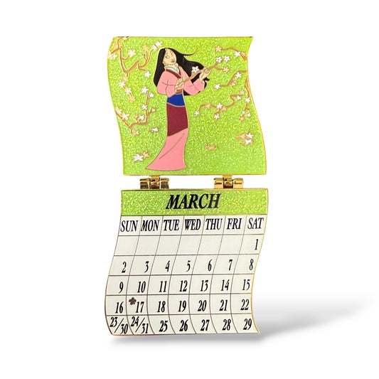 DSSH Princess Calendars Mushu and Mulan Pin
