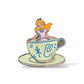 WDW Annual Passholder Quarterly Alice in Wonderland Alice Teacup Pin
