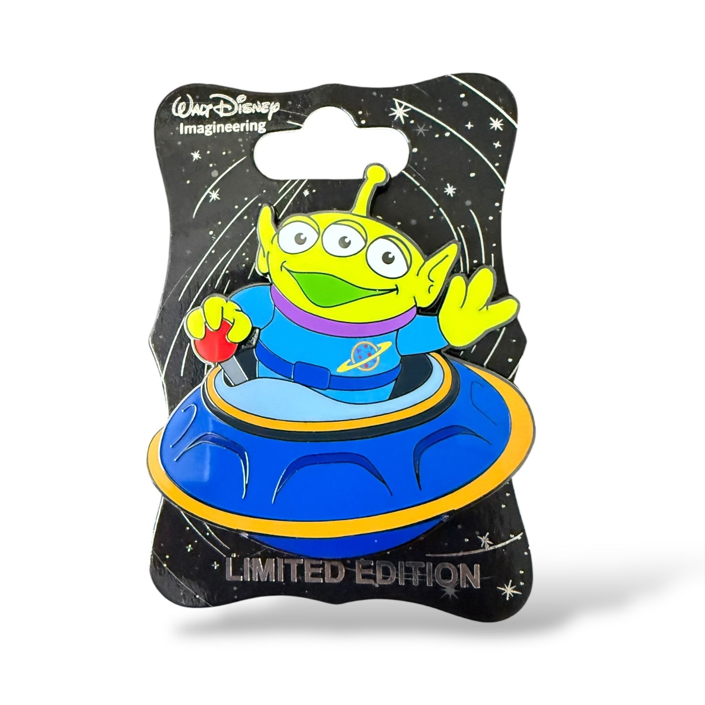 WDI Little Green Men Blue Saucer Pin