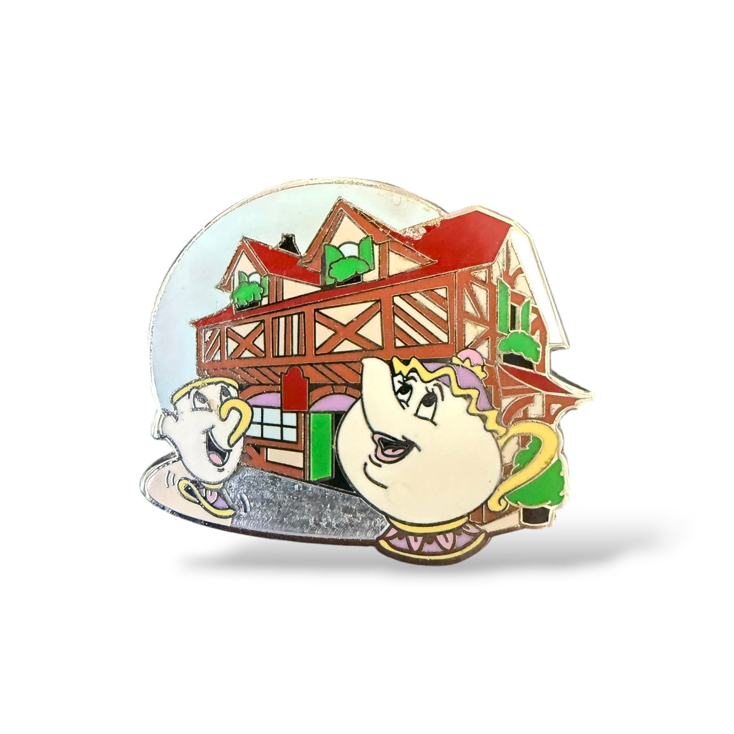 WDW New Fantasyland Mystery Mrs Potts and Chip at Bonjour Village Gifts Pin