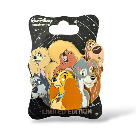 WDI Character Clusters Lady and The Tramp Pin
