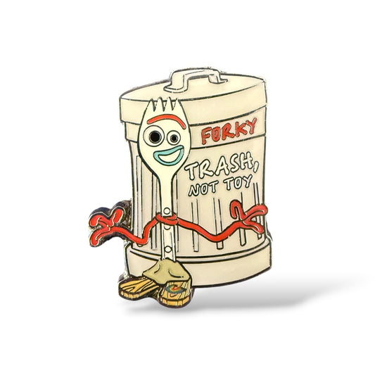 Loungefly Forky Trash Can Pin