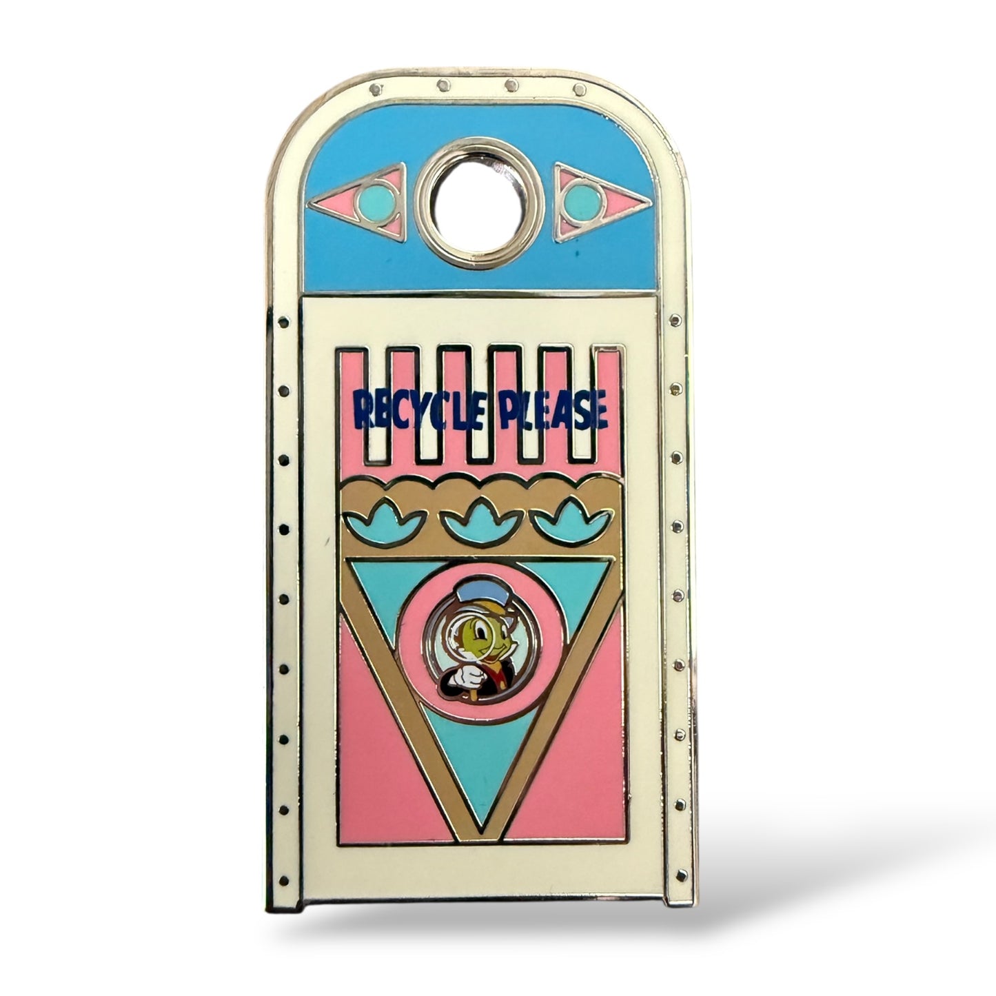 WDI Recycling Bins It's A Small World Pin