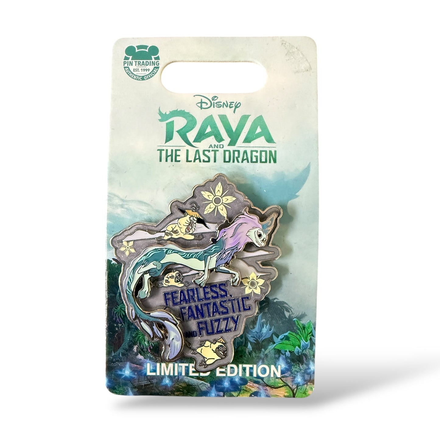 Disney Parks Raya and the Last Dragon Sisu and Ongi Monkeys Fearless Fantastic Fuzzy Pin