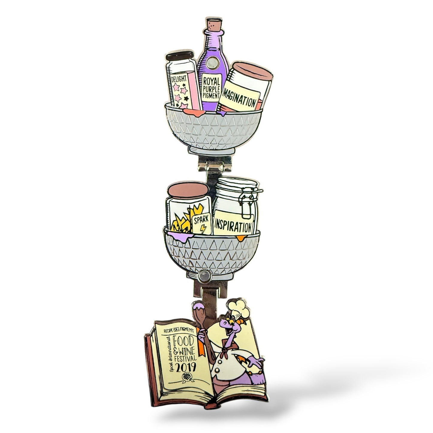 WDW Epcot International Food and Wine Festival 2019 Recipe for a Figment Pin