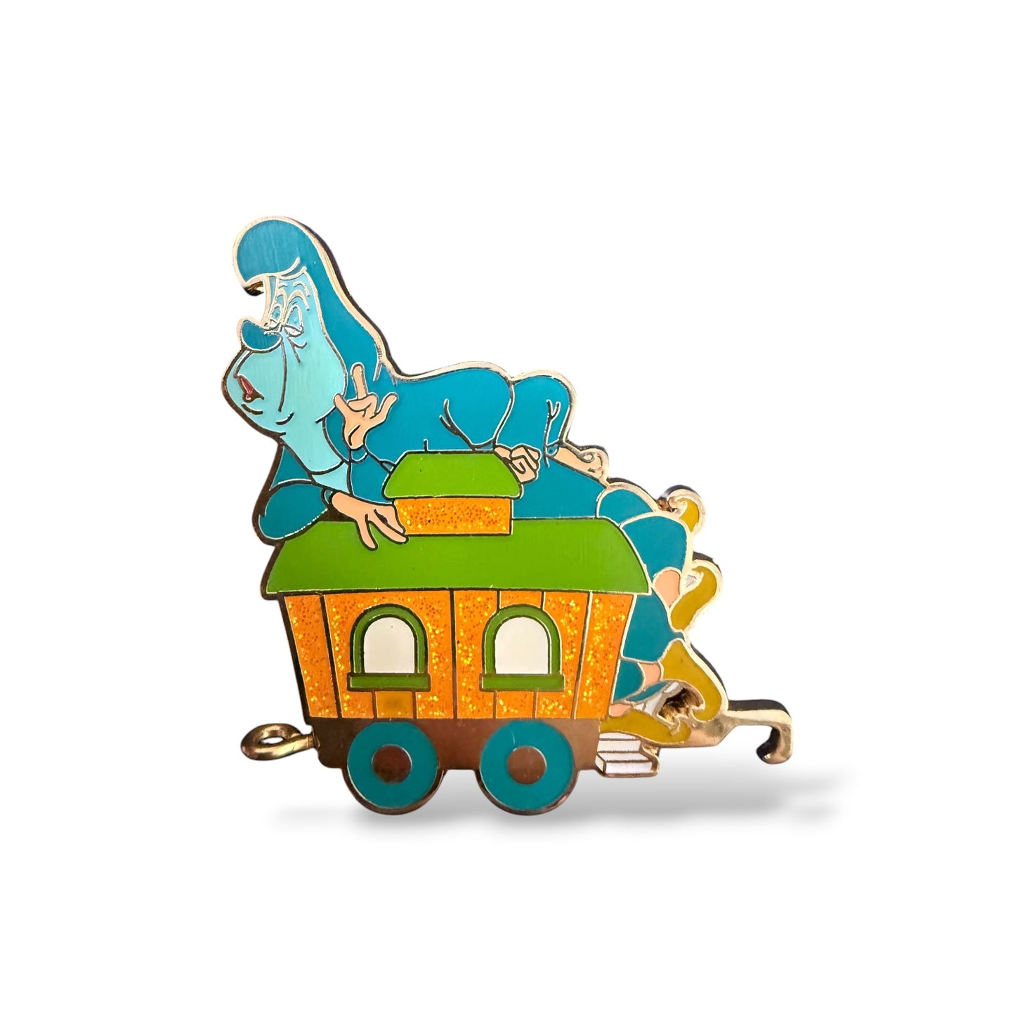 DSSH Alice in Wonderland Train Absolem Caterpillar Pin