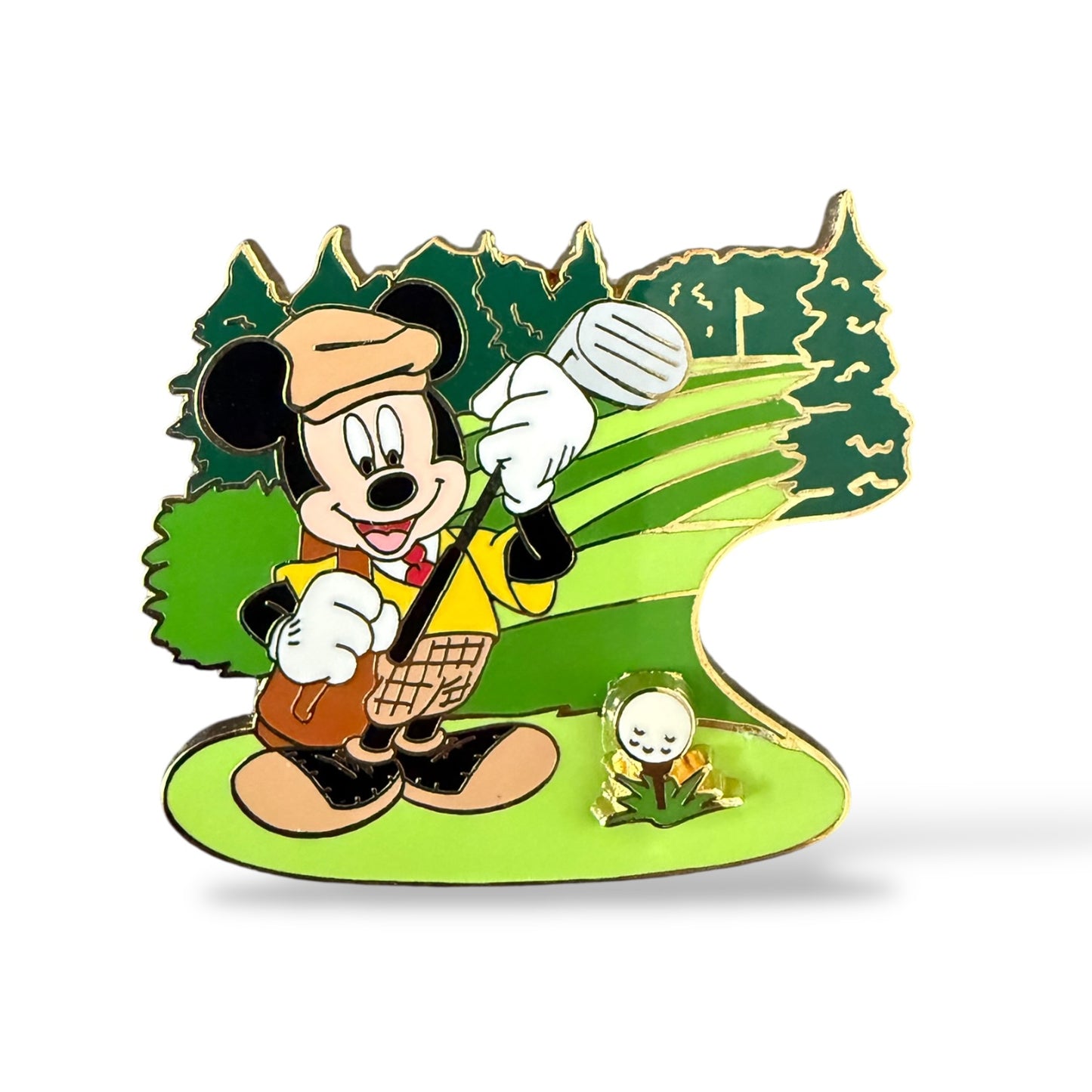 DSSH Characters Playing Golf Mickey Mouse Pin