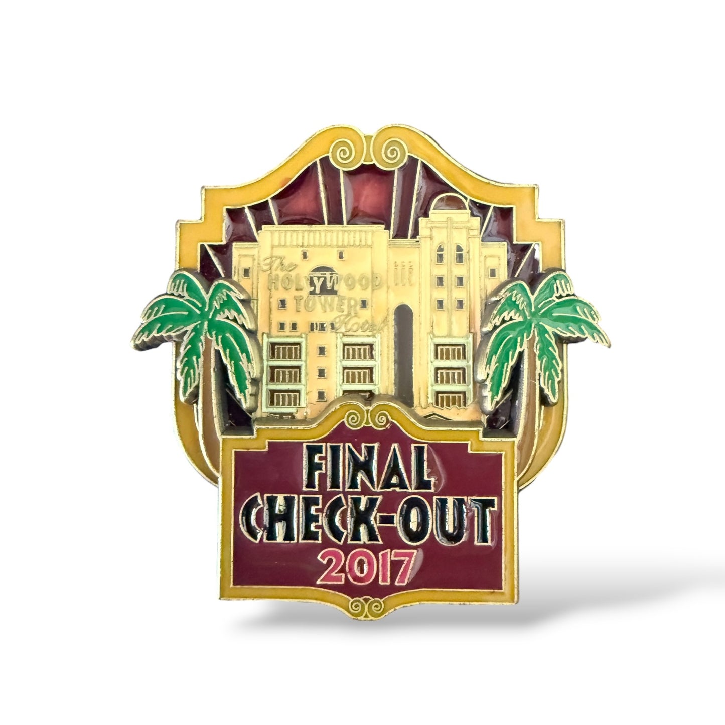 DCA Tower of Terror Final Check-Out 2017 Pin