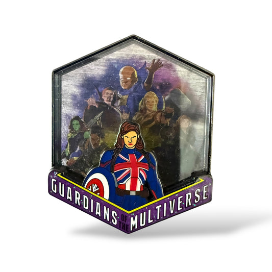 Disney Parks Marvel What If...? Guardians of the Multiverse Captain Carter Pin