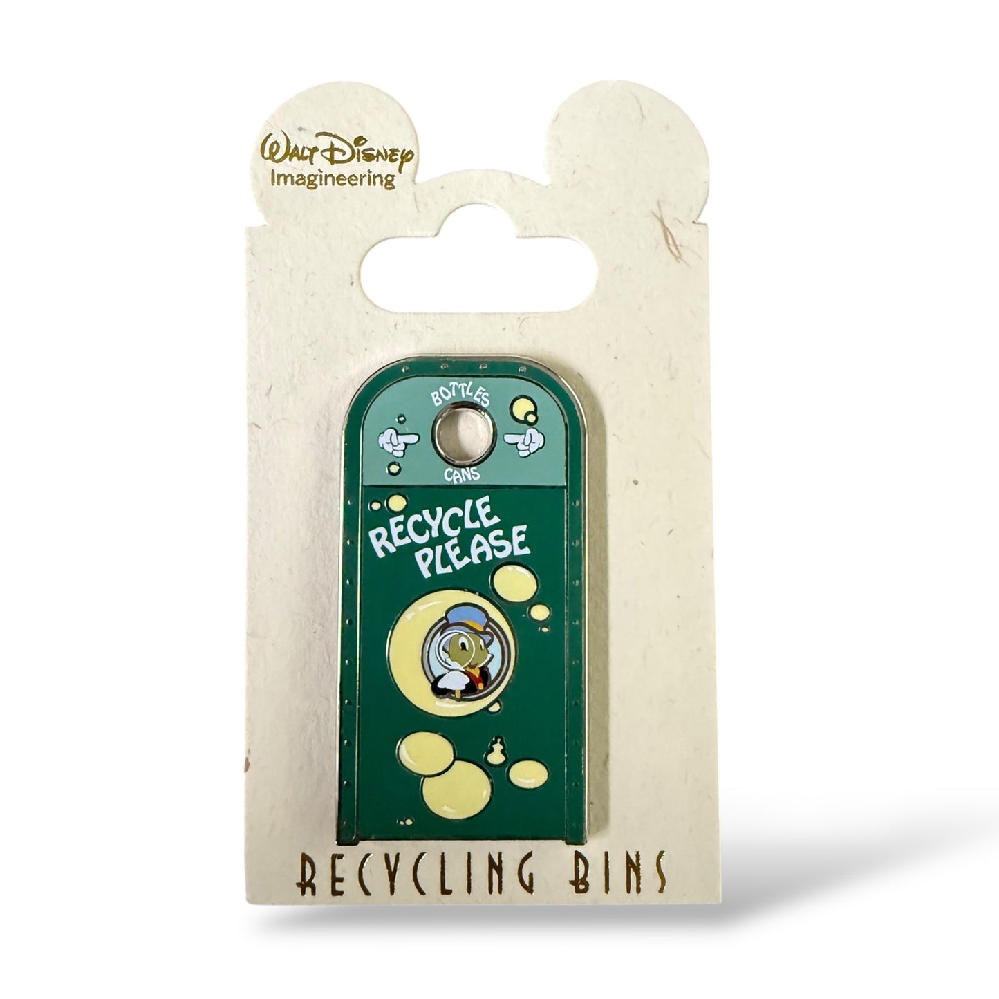 WDI Recycling Bins ToonTown Green Pin
