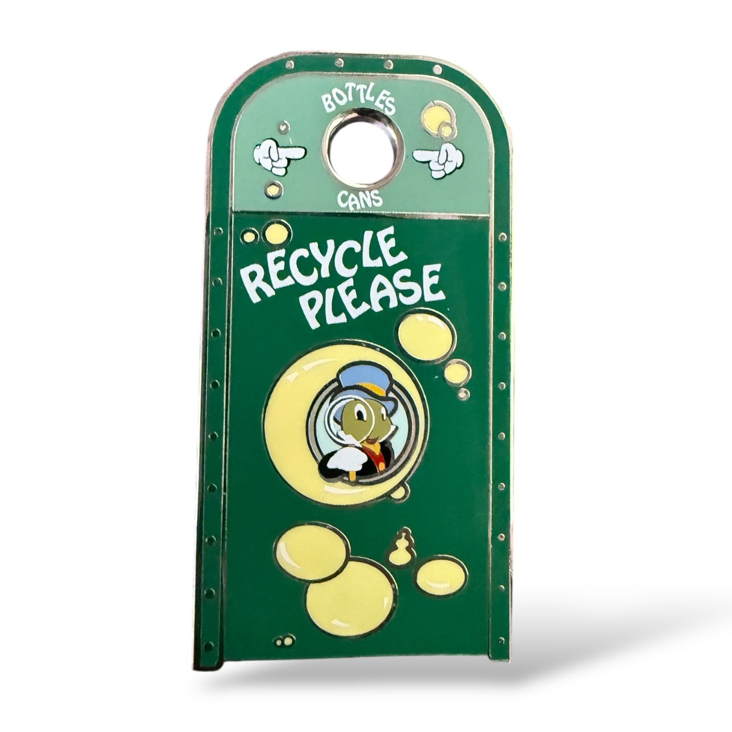 WDI Recycling Bins ToonTown Green Pin