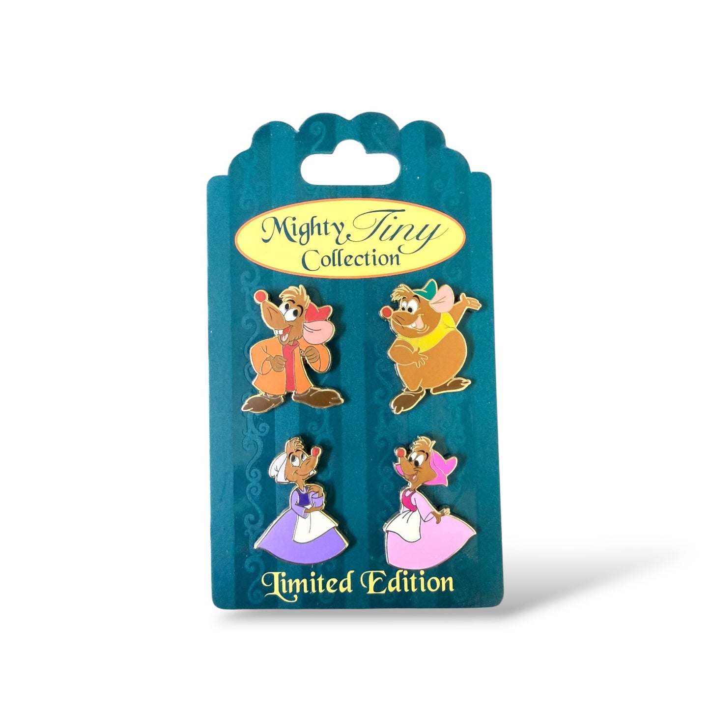 DSSH Mighty Tiny Cinderella Mice Gus, Jaq, Suzy, and Perla Pin