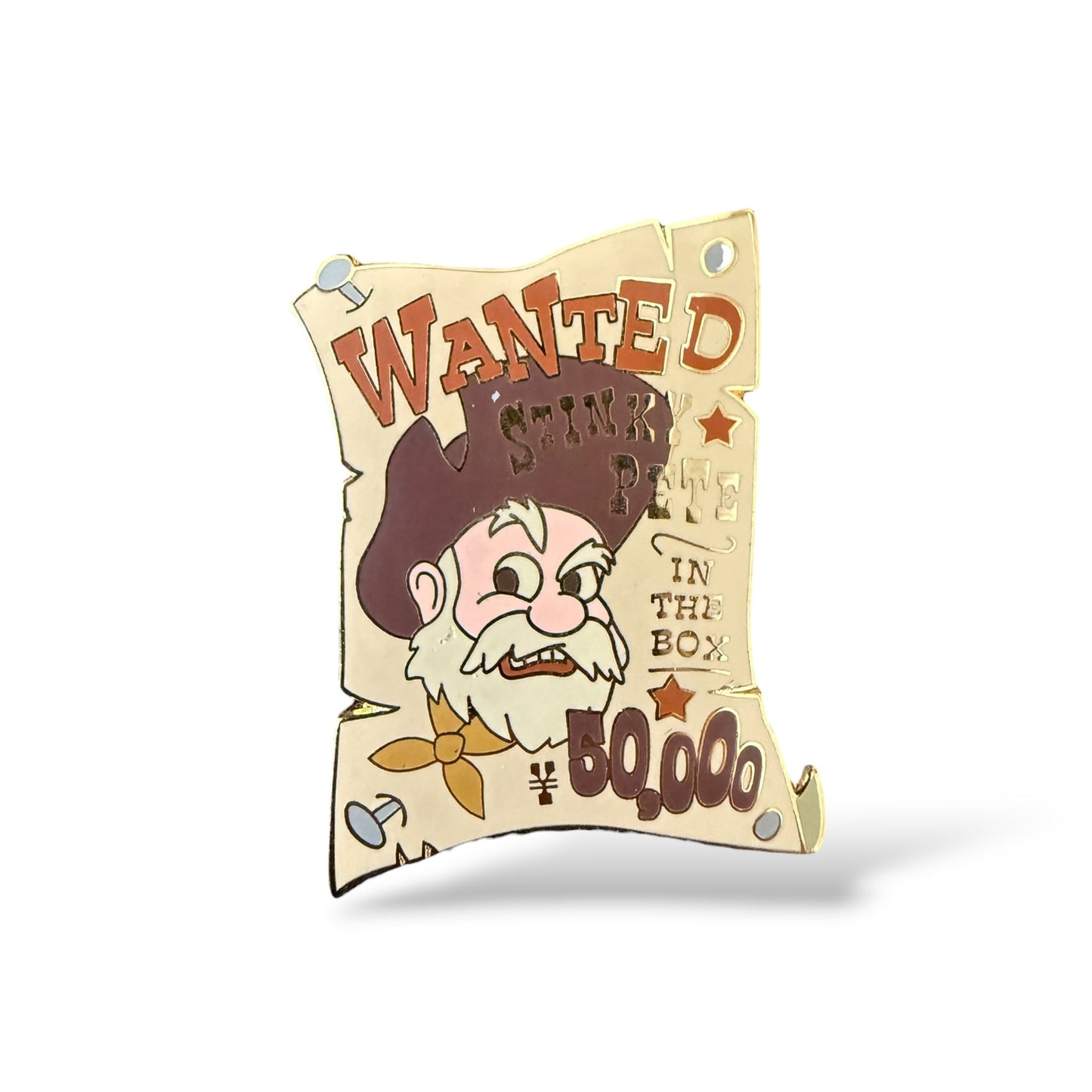 DLR Chip n' Dale's Wild West Pin Adventure Most Wanted Stinky Pete Pin