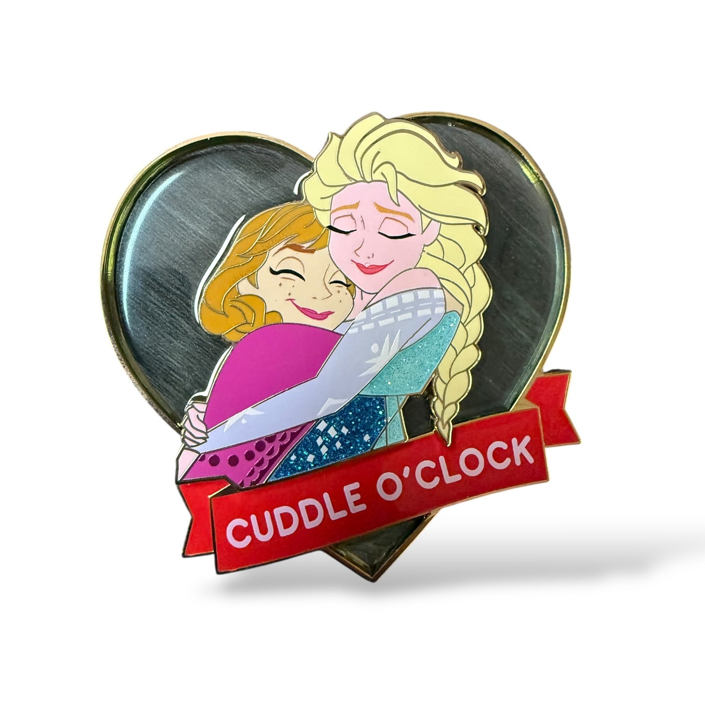 DEC Cuddle O'Clock Elsa and Anna Pin