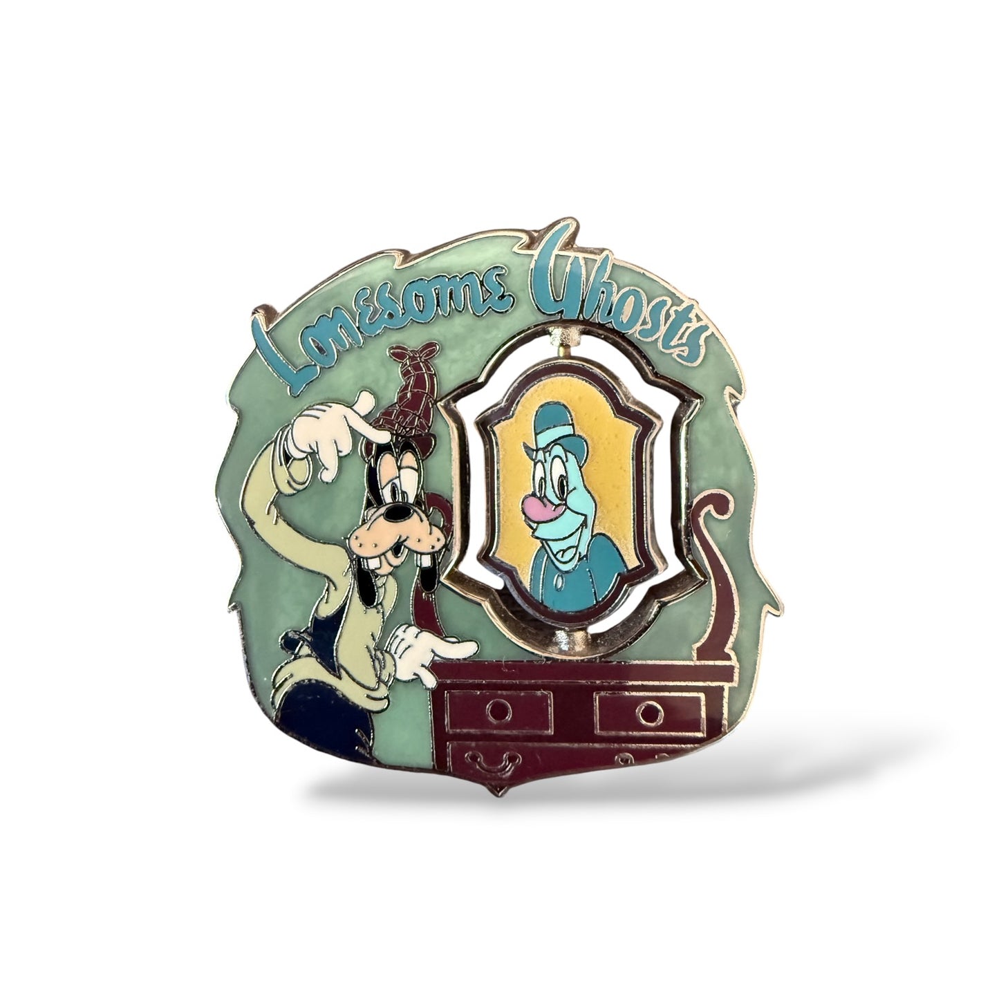 Disney Parks Have a Laugh Goofy Lonesome Ghosts Spinner Pin